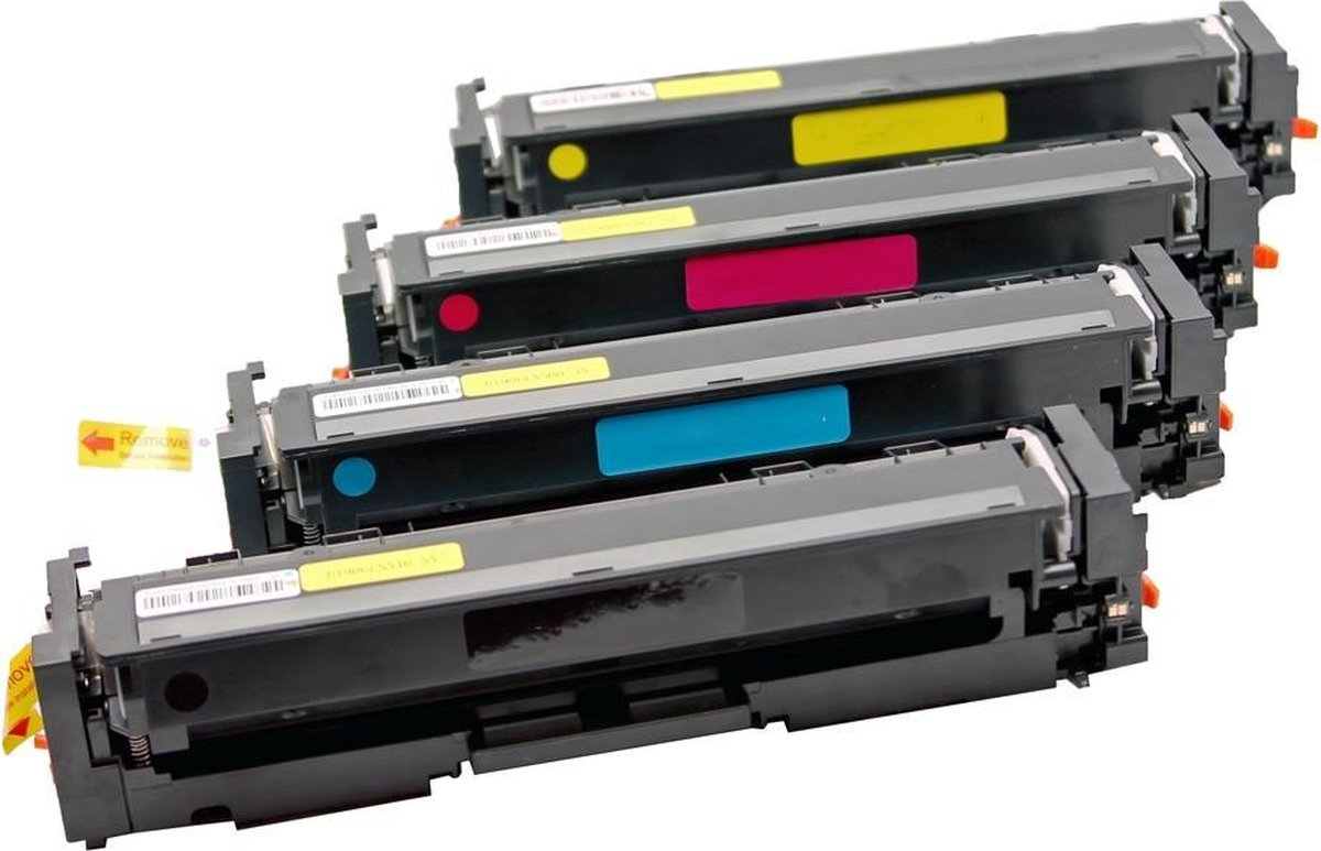 Tonercartridge / Alternatief multi pack voor HP nr203X CF540X CF541X CF542X CF543X  | HP Color Laserjet Pro M254/ M254dw/ M254nw/ M280/ M280nw/ M281/